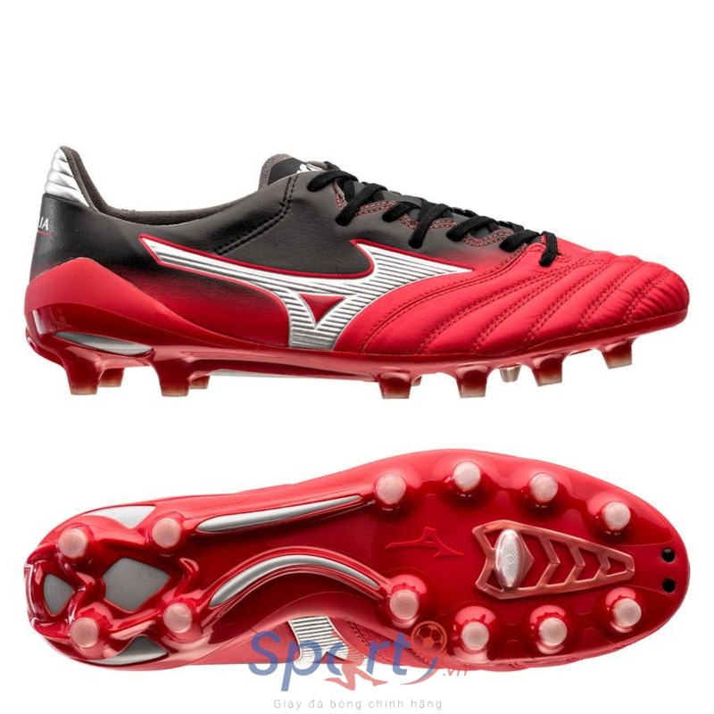 Mizuno Morelia Neo II MD FG Samurai - Red/Silver/Black